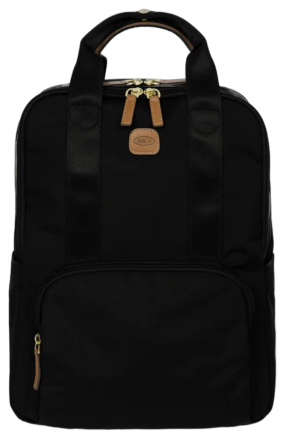 Bric's Bric's X-Travel medium backpack in nylon with leather details
