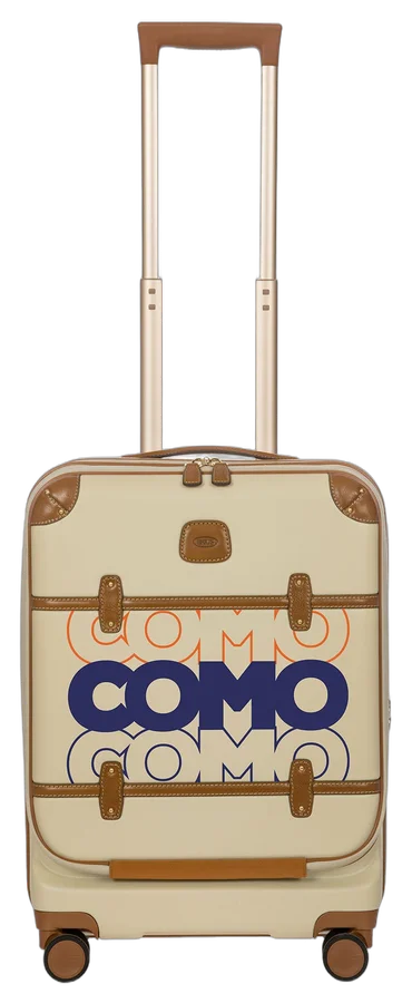 Bric's Business cabin trolley with device compartment and usb plug-in Bellagio