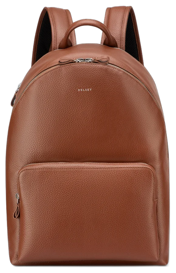 Delsey LE CUIR GRAINE 2-Compartments Backpack 23L